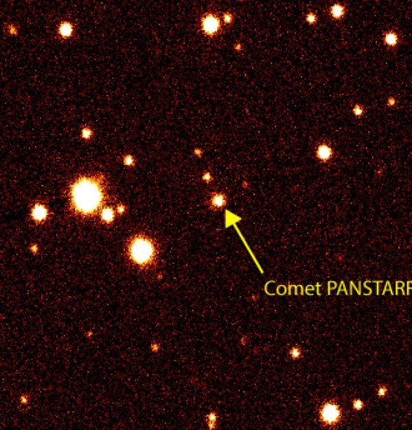 PANSTARRS is the brightest comet this month, which glows around 10th magnitude