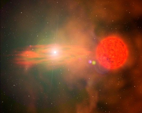 Red-giant-supernova