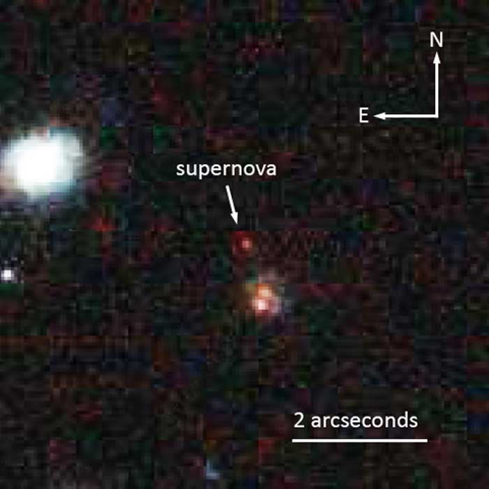 The farthest supernova yet for measuring cosmic history | Astronomy.com