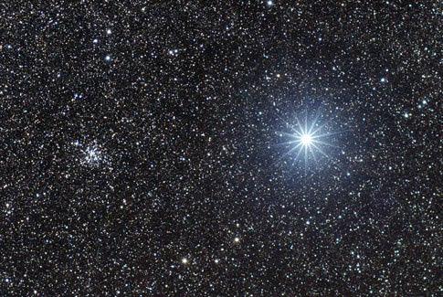 Sirius: The brightest star in the night sky comes into view