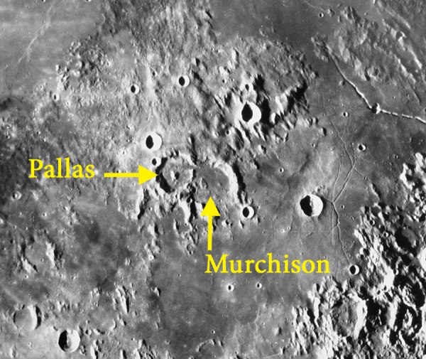 Lunar crater Murchison