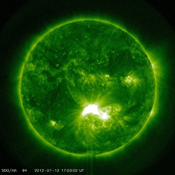 July 12, 2012, solar flare