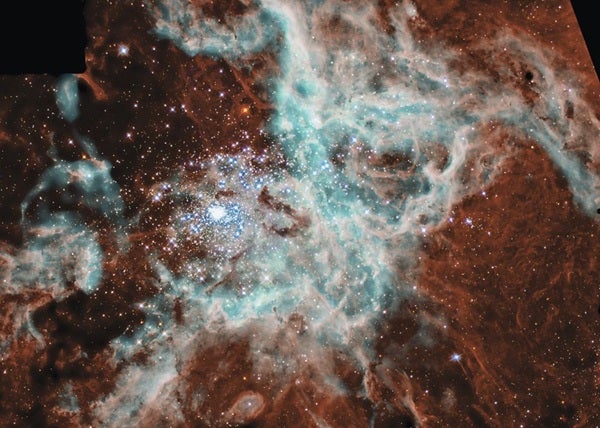 A star burns itself out