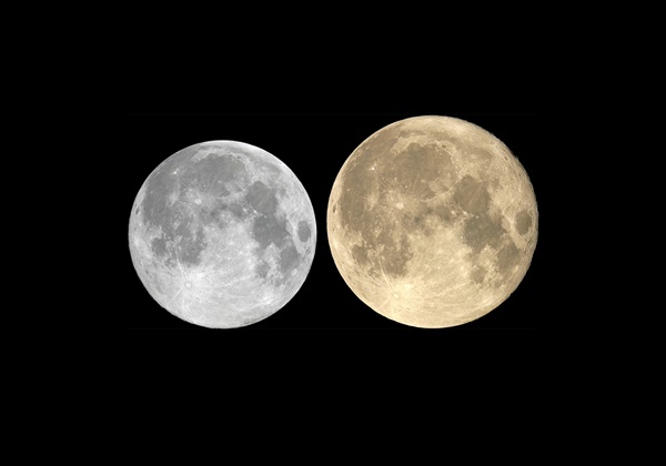 Comparing the Moon at apogee vs. perigee