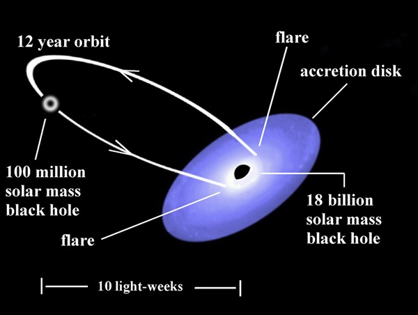 Binary black hole system
