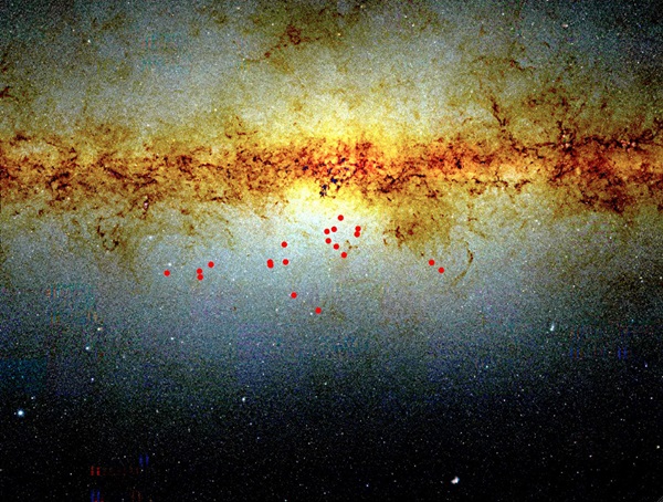Central bulge of Milky Way