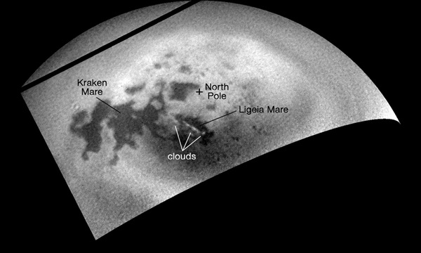 Clouds over Titan