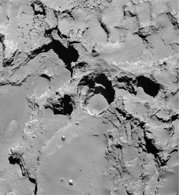Sinkholes on Comet67P
