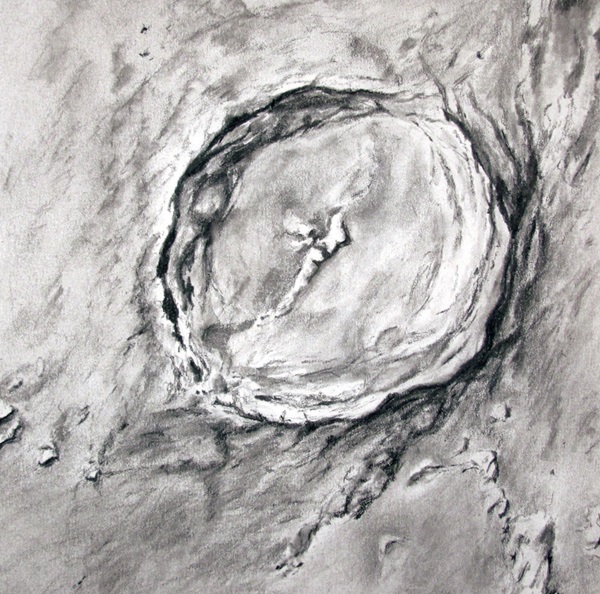 Moon's crater Eratosthenes