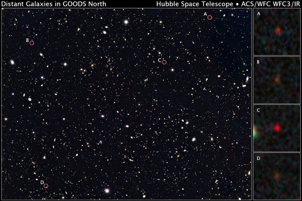Distant galaxies in GOODS North