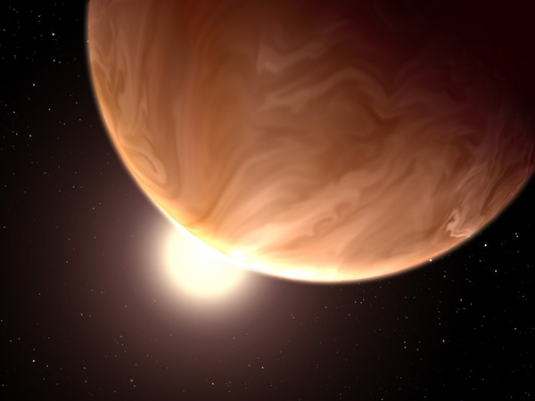 Illustration of exoplanet GJ 1214b