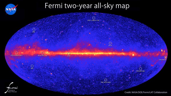 Fermi-all-sky-map