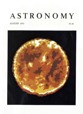 Astronomy magazine's first issue cover