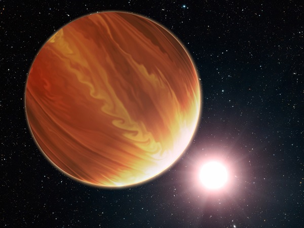 Artist's impression of a gas giant planet