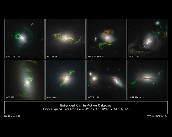 Gas in active galaxies