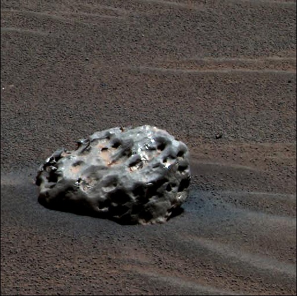 The Heat Shield Rock is the first meteorite found on another world.