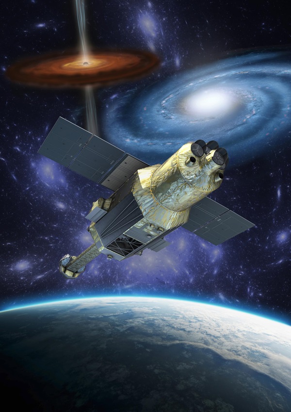 Artist's concept of the Hitomi spacecraft