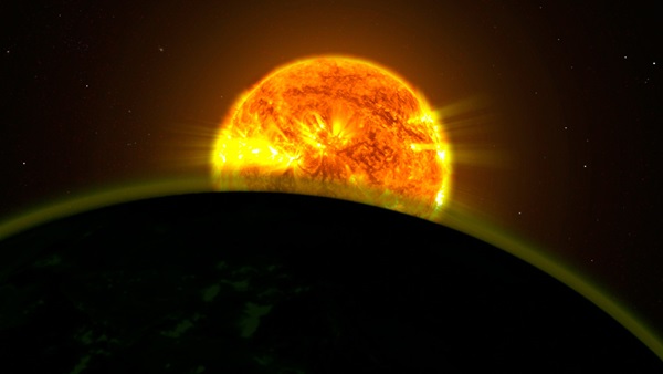 Illustration of exoplanet