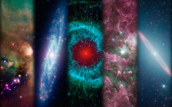 Images taken by Spitzer Space Telescope