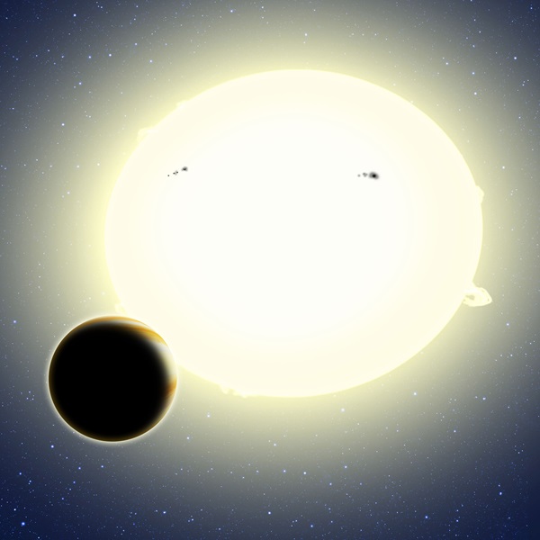 Einstein's planet, Kepler-76b, is a "hot Jupiter" that was detected using the BEER method.