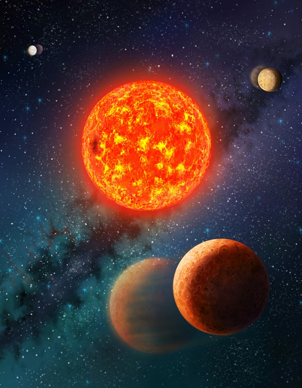 Artist's impression of Kepler-138b