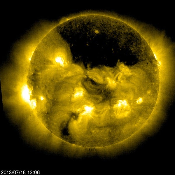 Large coronal hole