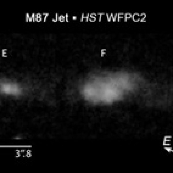 Amateur image of M87 and its jet