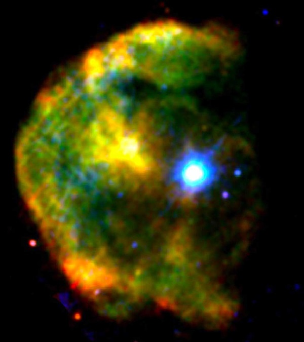 X-ray image of the CTB 109 supernova remnant