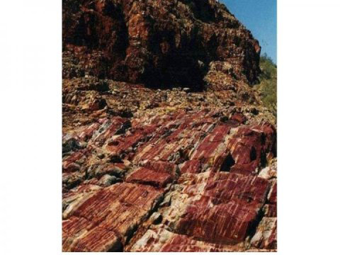 Marble Bar sediments in western Australia