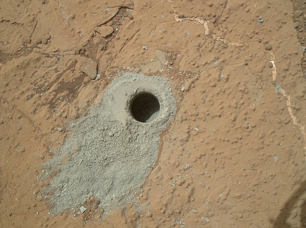 Mars rover Curiosity drilled second rock target, named Cumberland