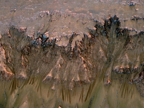 Mars Newton crater