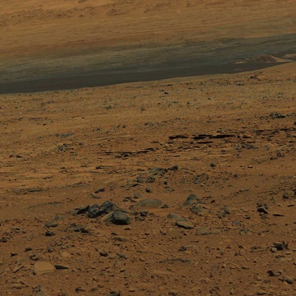 Mars red surface
