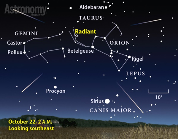 October's pre-eminent meteor show