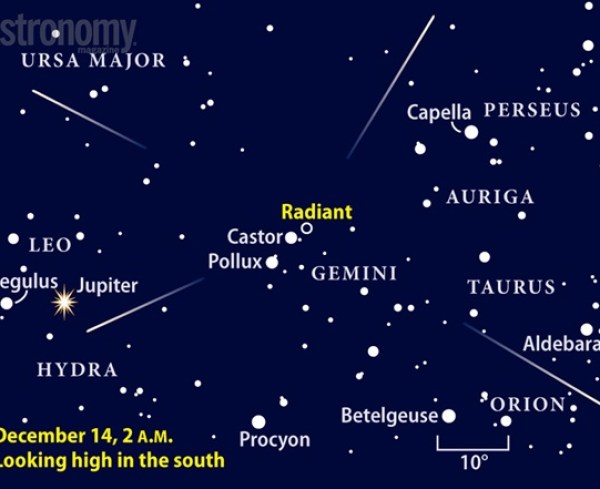 Viewers could see up to five meteors per hour emanating from the constellation Perseus the night of September 9/10. 