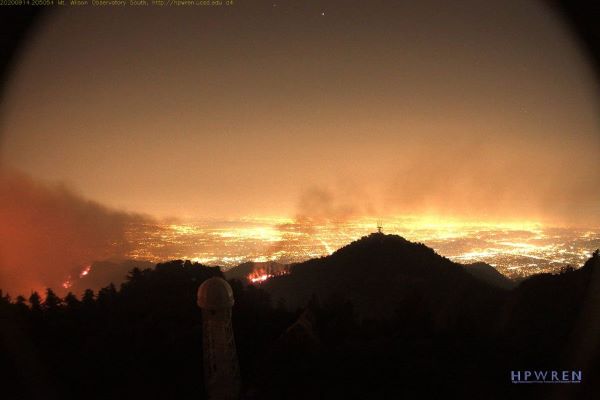 Mount Wilson Bobcat fire 