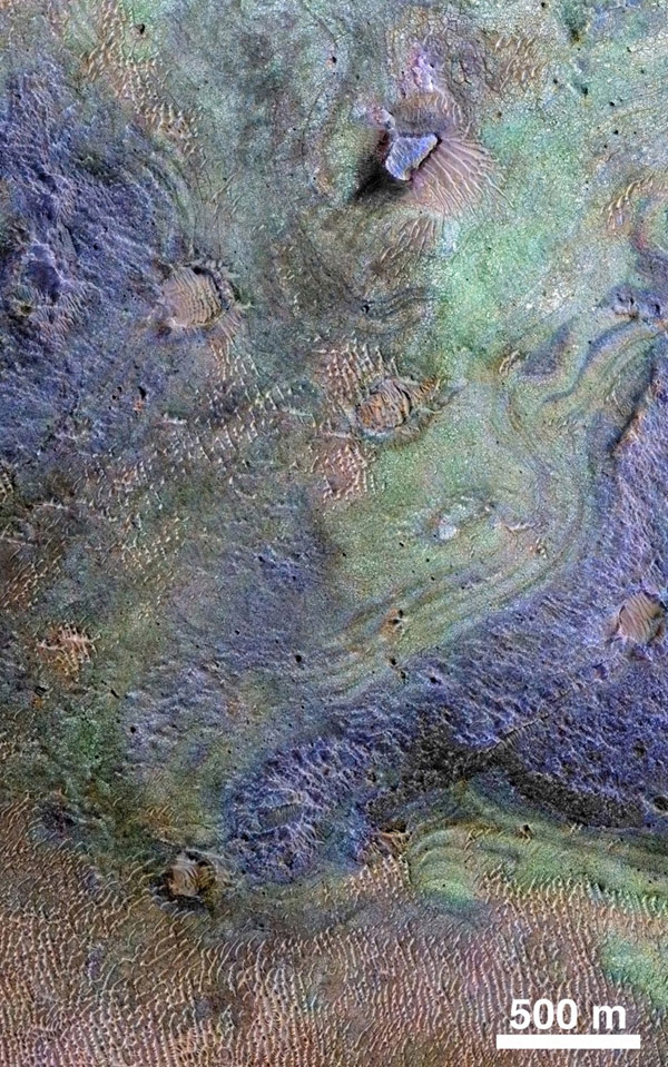 Nili Fossae region on Mars