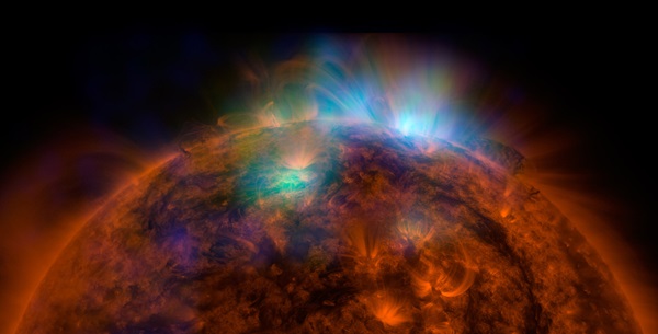 The Sun as seen by the NuSTAR X-ray telescope