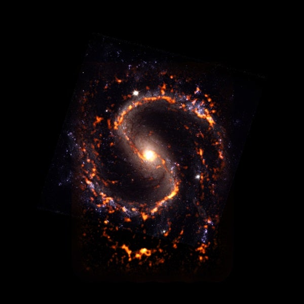NGC 4535, a grand design spiral with a stellar bar