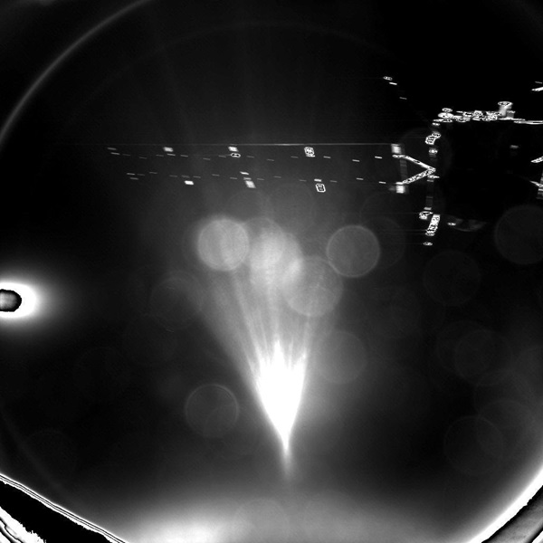 Philae separation image