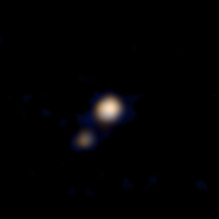 Pluto and Charon taken by New Horizons