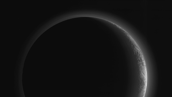 Pluto's crescent