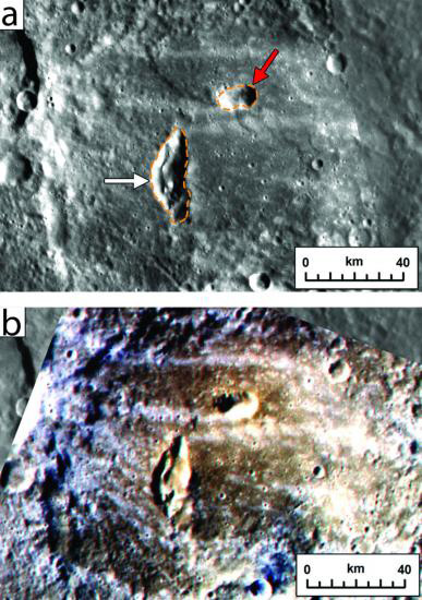 Pyroclastic vents on Mercury