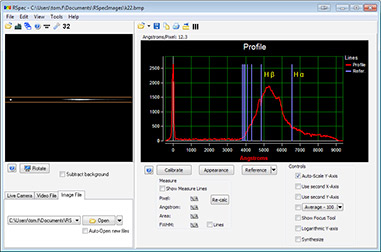 Real Time Spectroscopy software