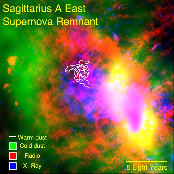 supernova remnant Sagittarius A East