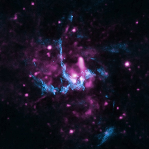 Sagittarius A*, the supermassive black hole at the center of the Milky Way.