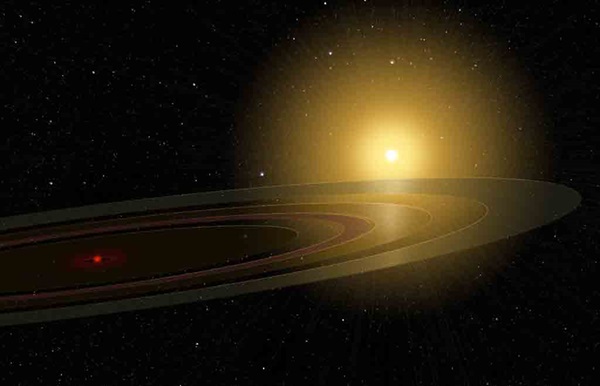 Saturn-like ring system
