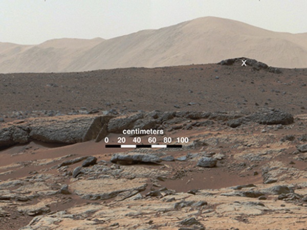 Erosion by scarp retreat in Gale Crater