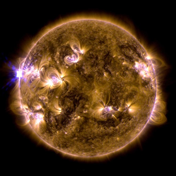 The Sun erupted with an X1.7-class solar flare.