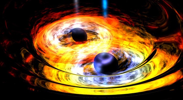 Two black holes entwined