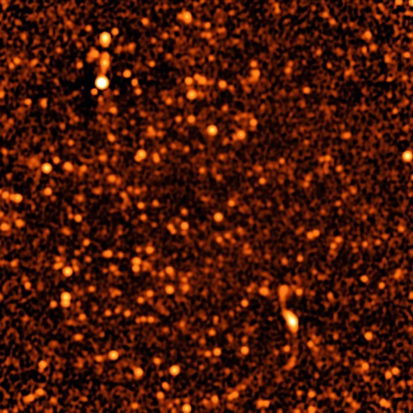 VLA image of distant galaxies